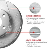 Za 2010- Volvo XC R pojmovi stražnji srebrni cink dijamantski rotori za kočnice