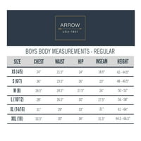 Arrow Arofle Stretch Poplin modna košulja i kravata, Set, veličine 4-18