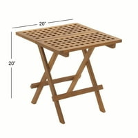 Kreativno dizajnirano stol sa sklopivim drvenim tikovima