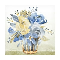 Jean Plout 'Beautiful Floral Bouquet C' Canvas Art