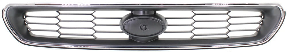 Sklop rešetke kompatibilan sa 2003-Subaru Legacy hromiranom školjkom sa obojenim srebrnim crnim umetkom