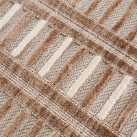 Ujedinjeni Weavers Keyana Naaz Moderna geometrijska tepih za trkač, smeđa, 2'7 7'2