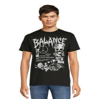 Humor muška i velika Muška ravnoteža Lobanja i Chillin Reaper grafičke majice, 2 pakovanja, veličine S-3XL