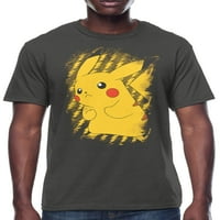Pokemon Pikachu Brushy muška i velika Muška grafička majica