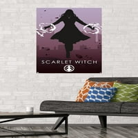Marvel stripovi - Scarlet Witch - minimalistički zidni poster, 22.375 34