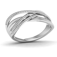CT TDW dijamant s srebra modni prsten