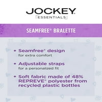 Jockey® Essentials Bralette Bez Šavova Za Djevojčice, Pakovanje, Grudnjak Za Trening Svakodnevnog Komfora,