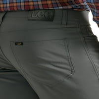 Lee® muške ekstremne pokrete redovne pantalone s ravnim Krojem sa Fle pojasom