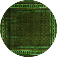 Ahgly Company u zatvorenom okrugu Perzijske zelene tradicionalne prostirke, 7 'krug