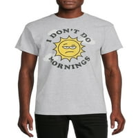 Humor muške Ja ne radim jutra T-Shirt
