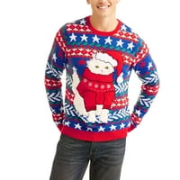 Mačka u džemperu muški ružni Božićni džemper