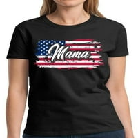 4. srpnja Poklon Ženska majica Američka zastava Mama S L XL 2XL 3xL Grafički tee