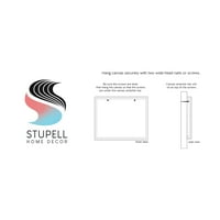 Stupell Industries Sažetak karirani geometrijski oblici uzorak Galerija grafičke umjetnosti omotano platno