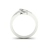1 6ct TDW dijamantski modni prsten s srebra