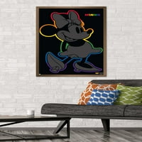 Disney Minnie miš - Rainbow Outline zidni poster, 22.375 34 Uramljeno