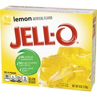 Jell-O limunska želatinska mješavina deserta, Oz kutija
