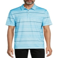 Ben Hogan muška i velika Muška kratka rukava sa prugama za golf Polo majica, do 5XL