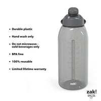 Zak Designs Fluid Valor Chug Bottle, Eternal