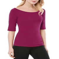 Jedinstvena ponuda ženska tanka majica za pulover sa lopaticom za vrat koja se može rastezati