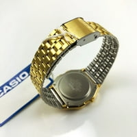 Muški A159WGEA-9A zlatni japanski kvarcni sat od nehrđajućeg čelika