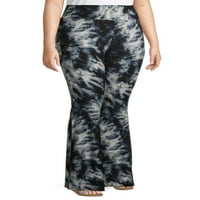 No Boundaries ' High-Rise Plus Pull On Sueded Flare Pants