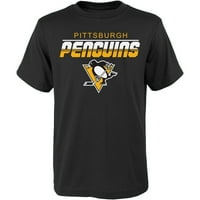 Mladi Crni Pittsburgh Penguins T-Shirt