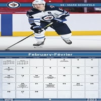 Trendovi Međunarodni NHL Winnipeg Jets zidni kalendar