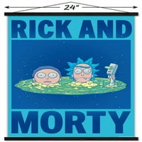 Rick i Morty - Naslov zidnog postera sa magnetnim okvirom, 22.375 34