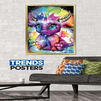 Sheena Pike - Rainbowcorn - Lil Dragonz Zidni poster, 22.375 34