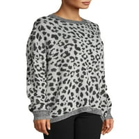 Ženski pulover sa Leopardovim printom