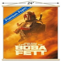 Star Wars: Knjiga Boba Fetta - Boba Sandstorm zidni poster sa drvenim magnetskim okvirom, 22.375 34