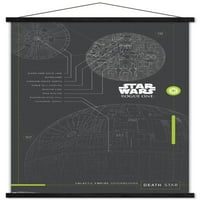Star Wars: Rogue One - planira zidni poster sa drvenim magnetnim okvirom, 22.375 34