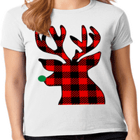 Grafički Americi svečani Božić odmor sob životinja ženska grafički T-Shirt