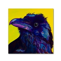 Zaštitni znak Likovna umjetnost' Corvus ' platnena Umjetnost Pat Saunders-Bijela