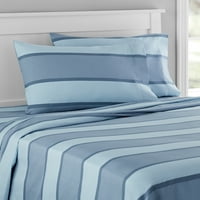 BrodStays Thread grof Bold plavi Stripe jastučni set jastučni poklopac, više veličina