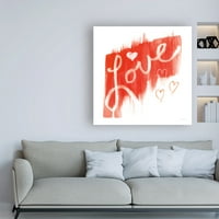 Zaštitni znak likovne umjetnosti' Painted Love ' platno Art Sue Schlabach