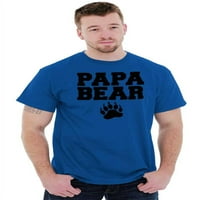 Papa medvjed tata očev dan Pawprint muške grafičke majice Tees Brisco brendovi