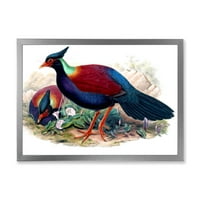Dizajnerska drevne ptice u divljini II tradicionalni uokvireni umjetnički otisak