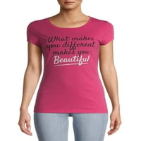 Hybrid Juniors ' Different Makes You Beautiful Graphic T-Shirt